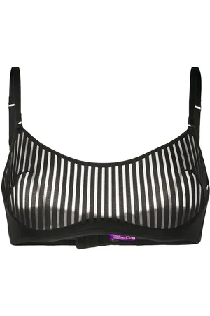 MAISON CLOSE Striped underwired bra