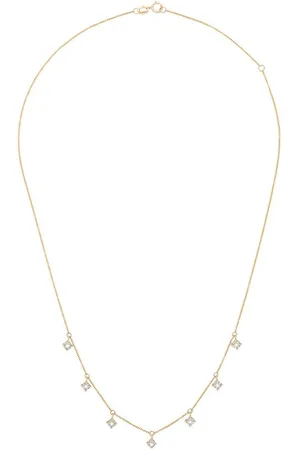 Dana Rebecca Designs 14kt yellow diamond charm necklace