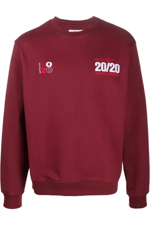 MARTINE ROSE Logo-embroidered sweatshirt