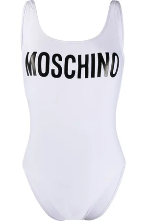 Moschino Logo printed swimsuit