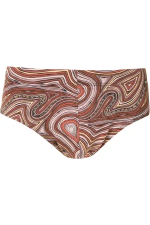 AMIR SLAMA Marajoara print trunks