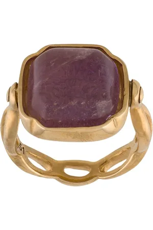 Goossens Square Cabochons ring