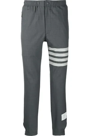 Thom Browne Plain weave suiting track pants