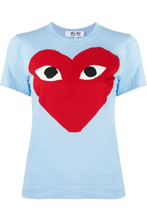 Comme des Garçons Heart-print crew neck T-shirt