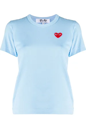 Comme des Garçons Heart logo embroidered T-shirt
