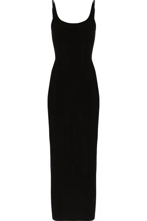 Paco rabanne Ribbed-knit maxi dress