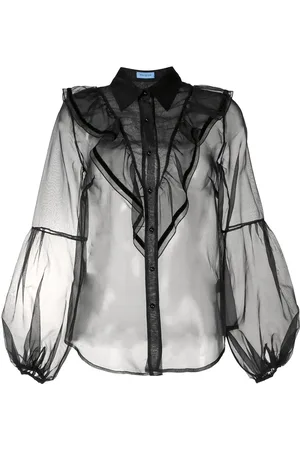 Macgraw Love Bird sheer blouse