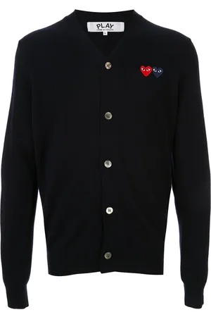 Comme des Garçons Embroidered logo cardigan