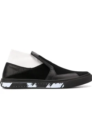 Stone Island Contrast panel perforated sneakers