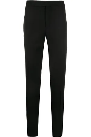 Saint Laurent Side-stripe tailored trousers