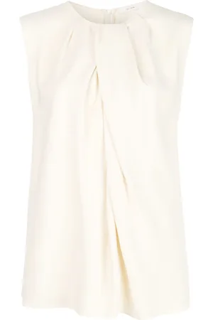 The Row Sleeveless flared blouse