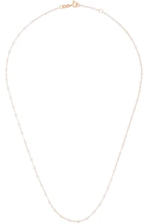 GIGI CLOZEAU 18kt beaded chain necklace