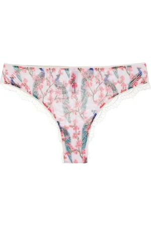 Dolci Follie Peacock print brazilian briefs