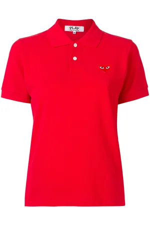 Comme des Garçons Signature piqué polo shirt