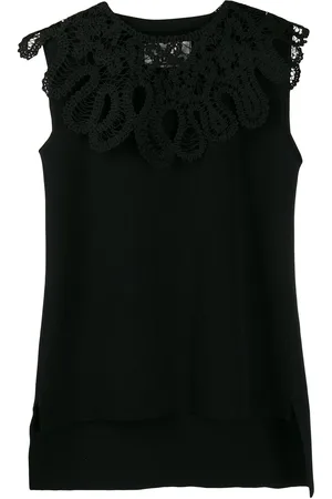 Jil Sander Embroidered sleeveless top