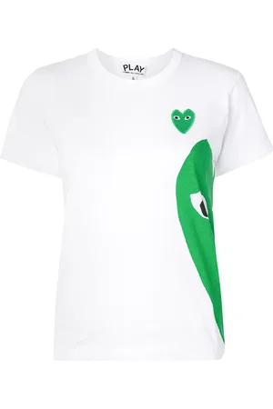 Comme des Garçons Heart logo-print short sleeved T-shirt
