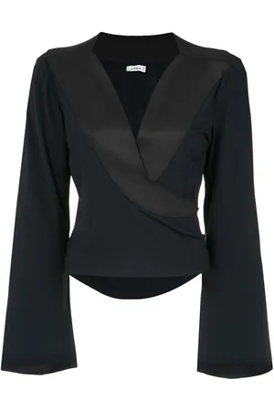 AMIR SLAMA Wrap style blouse