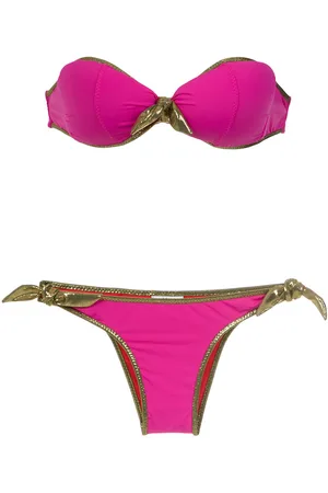 AMIR SLAMA Bandeau bikini set