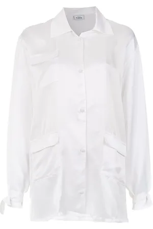 AMIR SLAMA Silk oversized shirt
