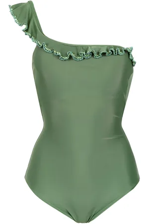 AMIR SLAMA One shoulder swimsuit