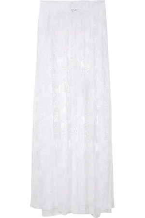 AMIR SLAMA Wide-leg lace trousers