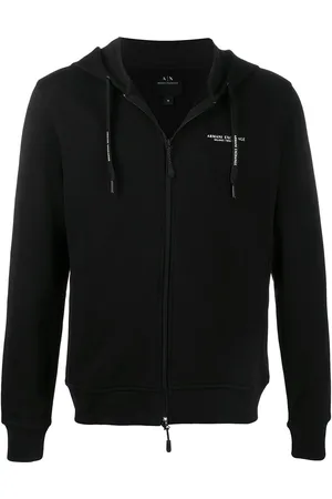 Armani Exchange Logo-print zip-front hoodie