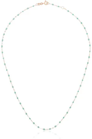 GIGI CLOZEAU 18kt rose gold beaded necklace