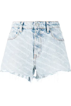 Alexander Wang Bite high-waisted denim shorts