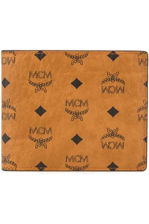 MCM Small monogram-print bi-fold wallet