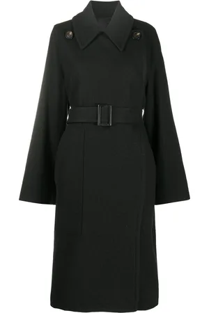 Rick Owens Belted military-inspired coat