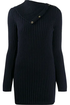 Saint Laurent Fold-over collar jumper