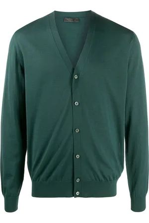 Prada V-neck long-sleeve cardigan