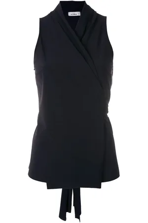 AMIR SLAMA Sleeveless wrap blouse