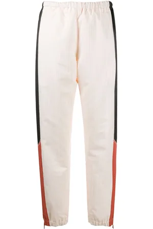 Marine Serre Contrast panel cuffed trousers