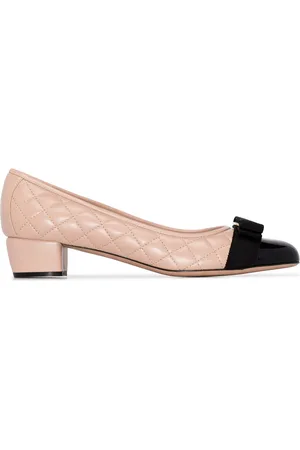 Salvatore Ferragamo Vara Q 35 quilted leather pumps