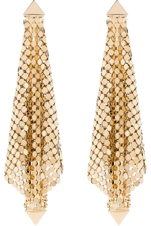 Paco rabanne Tone chain mesh earrings