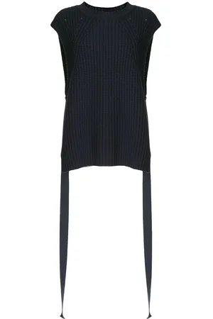GOEN.J Side taps knitted top