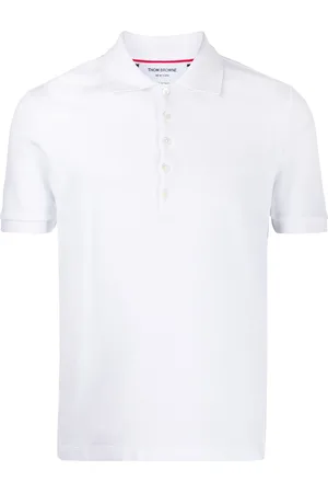 Thom Browne 4-Bar piqué polo shirt