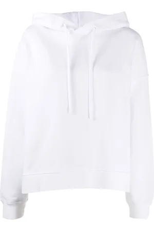 Maison Margiela Slogan print cropped hoodie