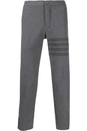 Thom Browne 4-Bar slim-fit tonal trousers