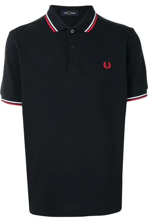 Fred Perry Stripe-trim logo polo shirt