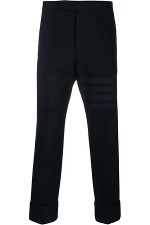 Thom Browne Tonal 4-Bar flannel trousers
