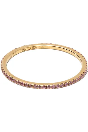 CAROLINA BUCCI 18kt yellow pink sapphire ring