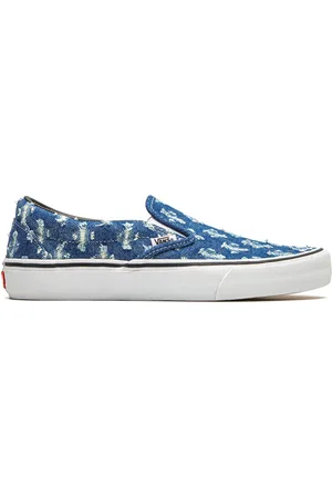 Vans X Supreme Slip-On Pro " Hole Punch Denim" sneakers
