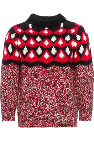 Prada Patterned jacquard knit jumper