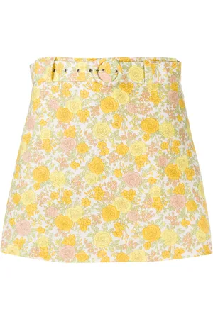 FAITHFULL THE BRAND Floral print belted shorts
