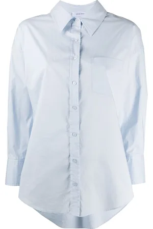 ANINE BING High-low hem long-sleeve shirt