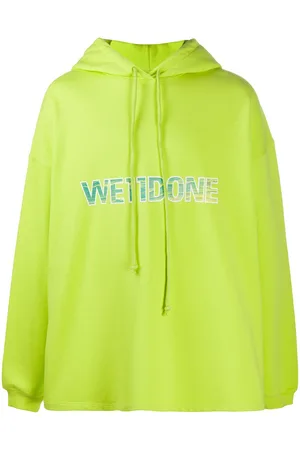 We11 Done Logo print hoodie
