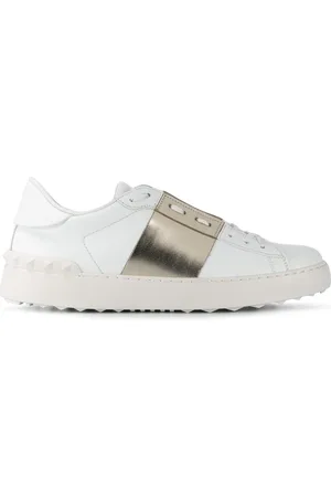 VALENTINO GARAVANI Open low-top leather sneakers