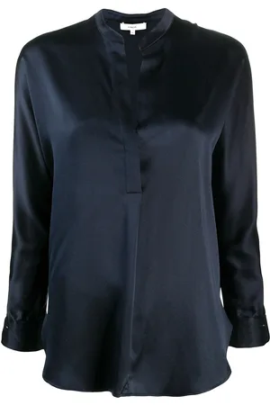 Vince Long-sleeved open front blouse